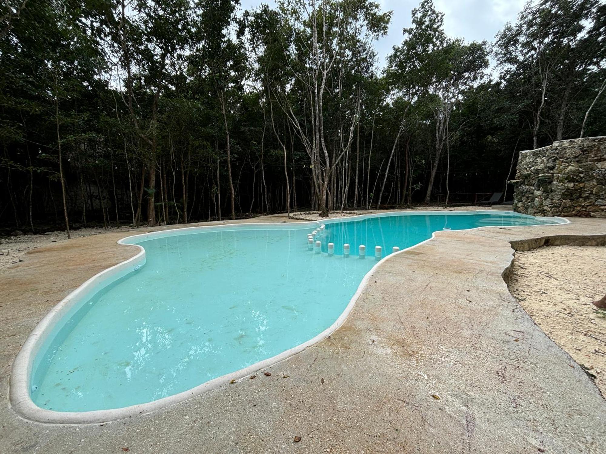 Aldea Maya-Ha Cabañas con cenotes Puerto Morelos Exterior foto