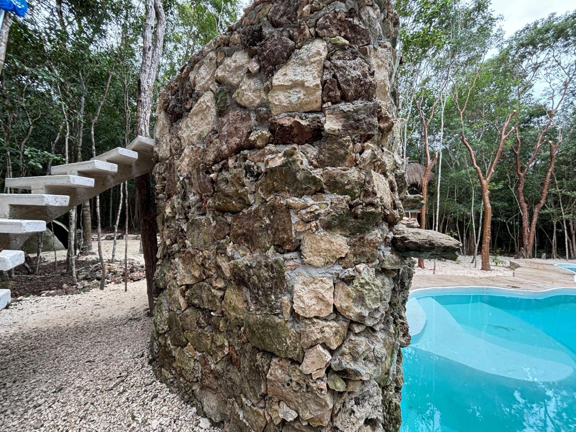 Aldea Maya-Ha Cabañas con cenotes Puerto Morelos Exterior foto