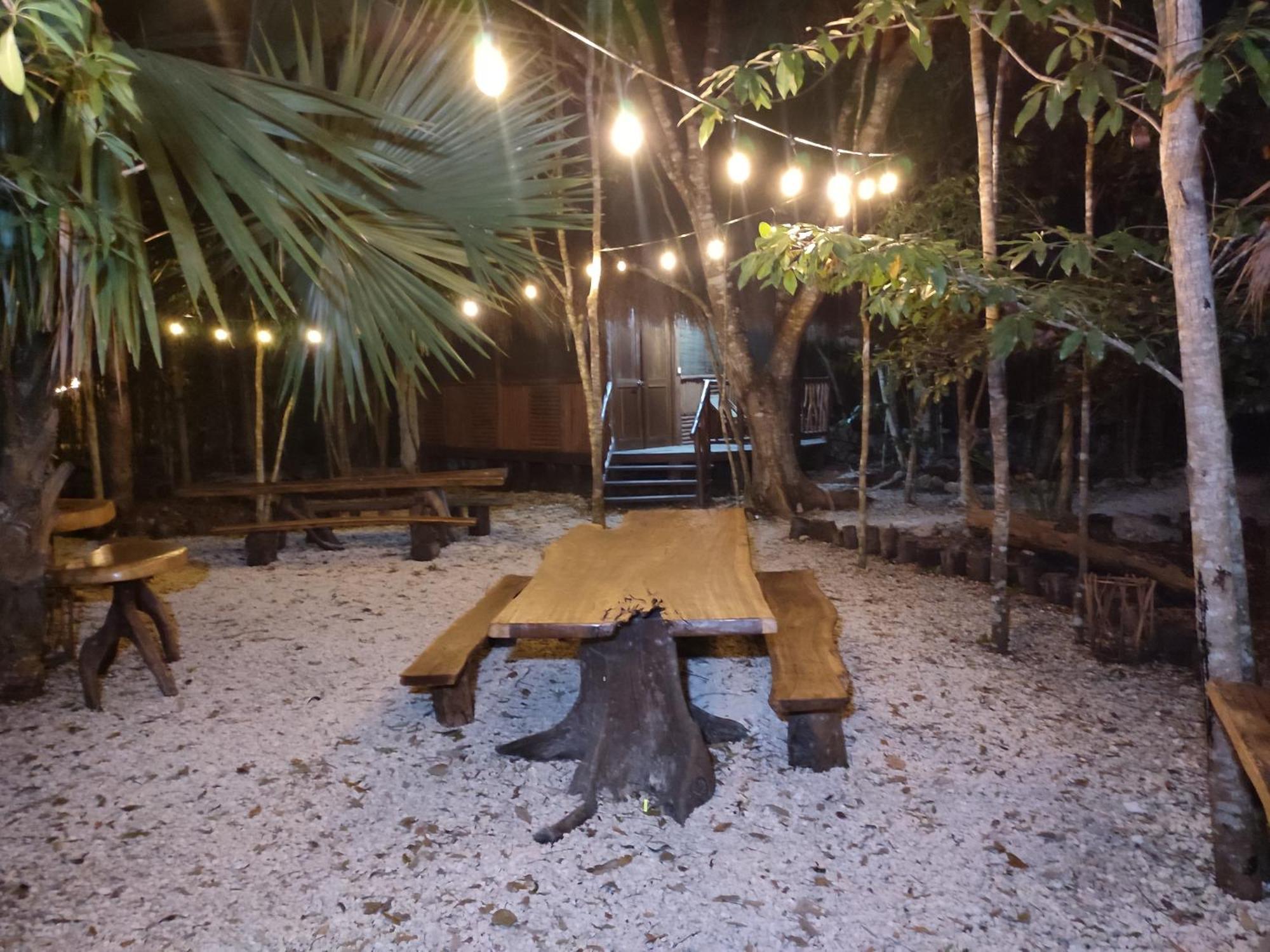 Aldea Maya-Ha Cabañas con cenotes Puerto Morelos Exterior foto